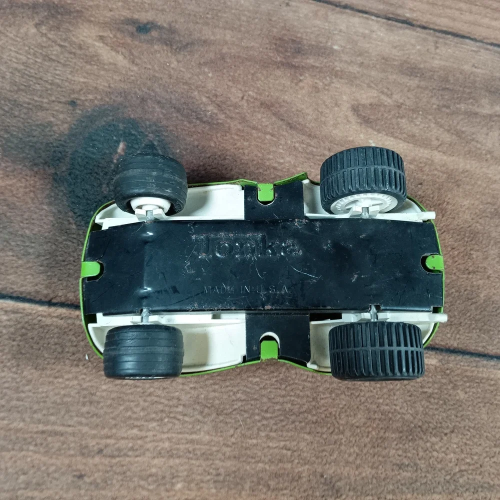 Tomica Buggy Toy‎ Car Green OpenTop Black Stripes SingleSeat OffRoad Retro Japan - Picture 6 of 7